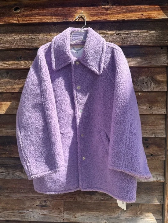 A.l.c. Faux fur coat wool blend - Picture 2 of 7